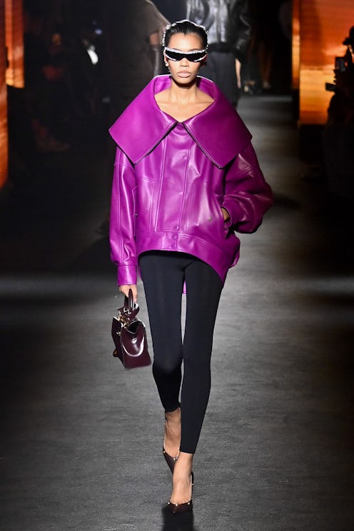 A model walks the runway during the Balenciaga Ready to Wear Fall/Winter 2026