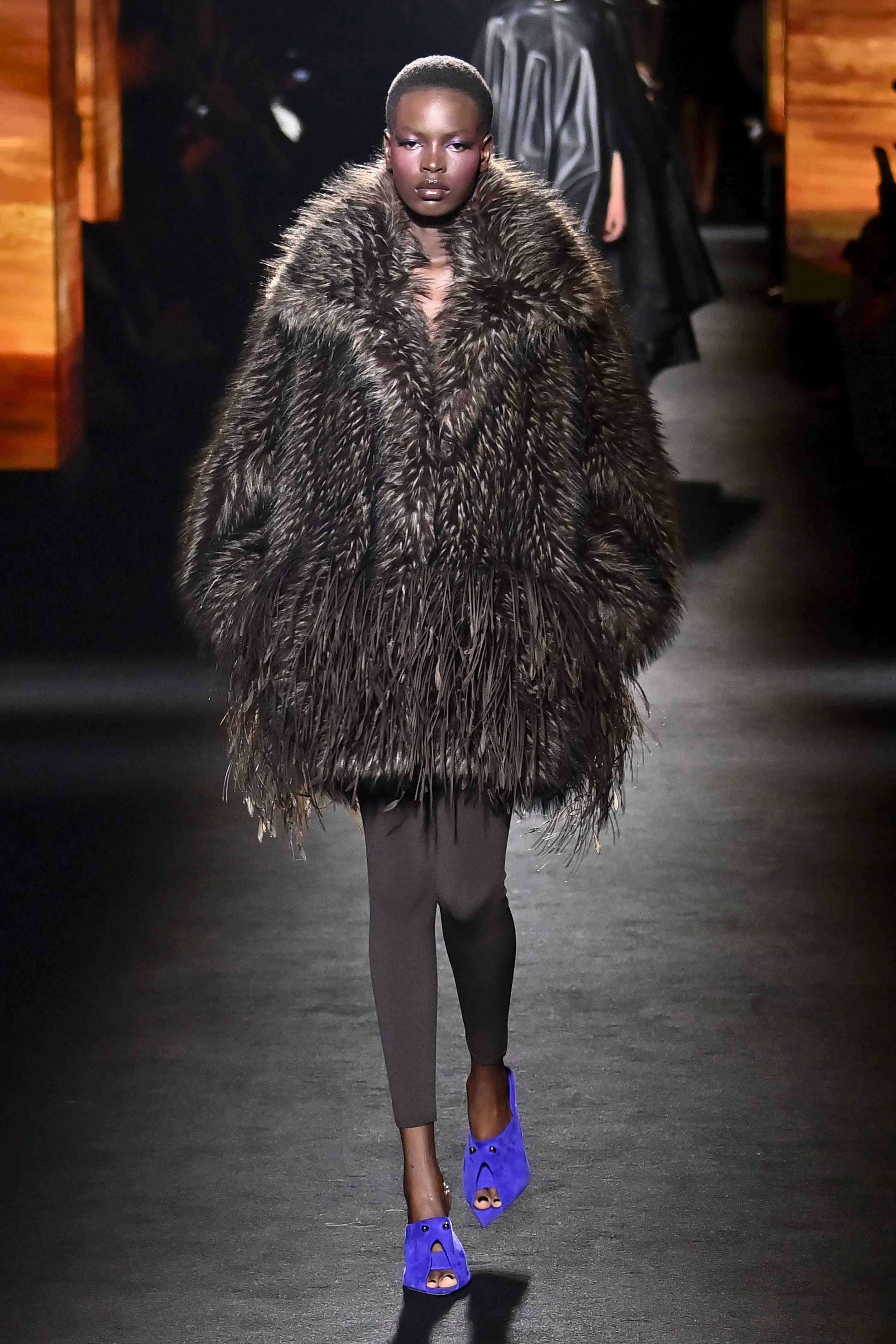 A model walks the runway during the Balenciaga Ready to Wear Fall/Winter 2026