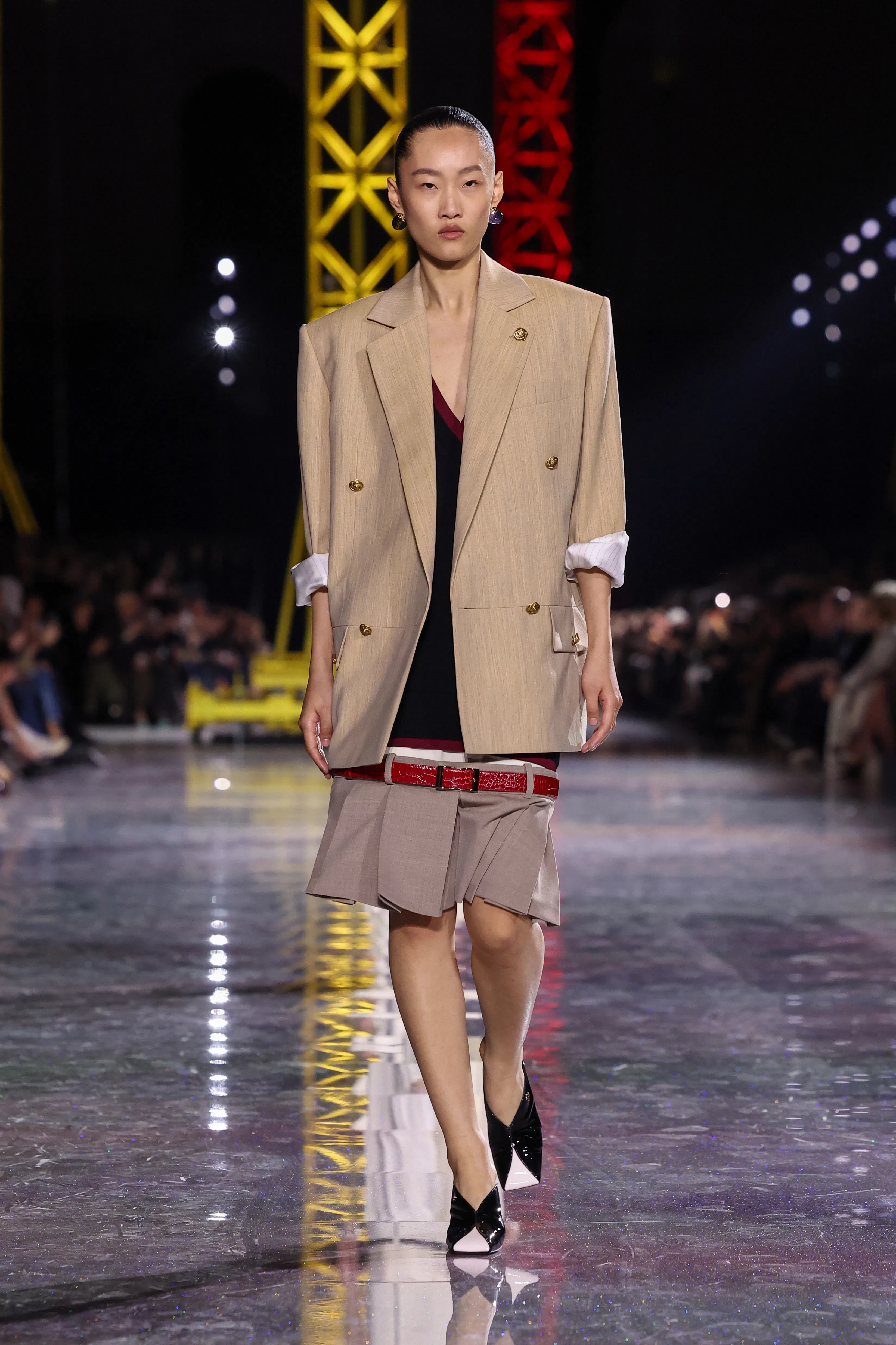 A model walks the runway during the Chanel Womenswear Fall/Winter 2026