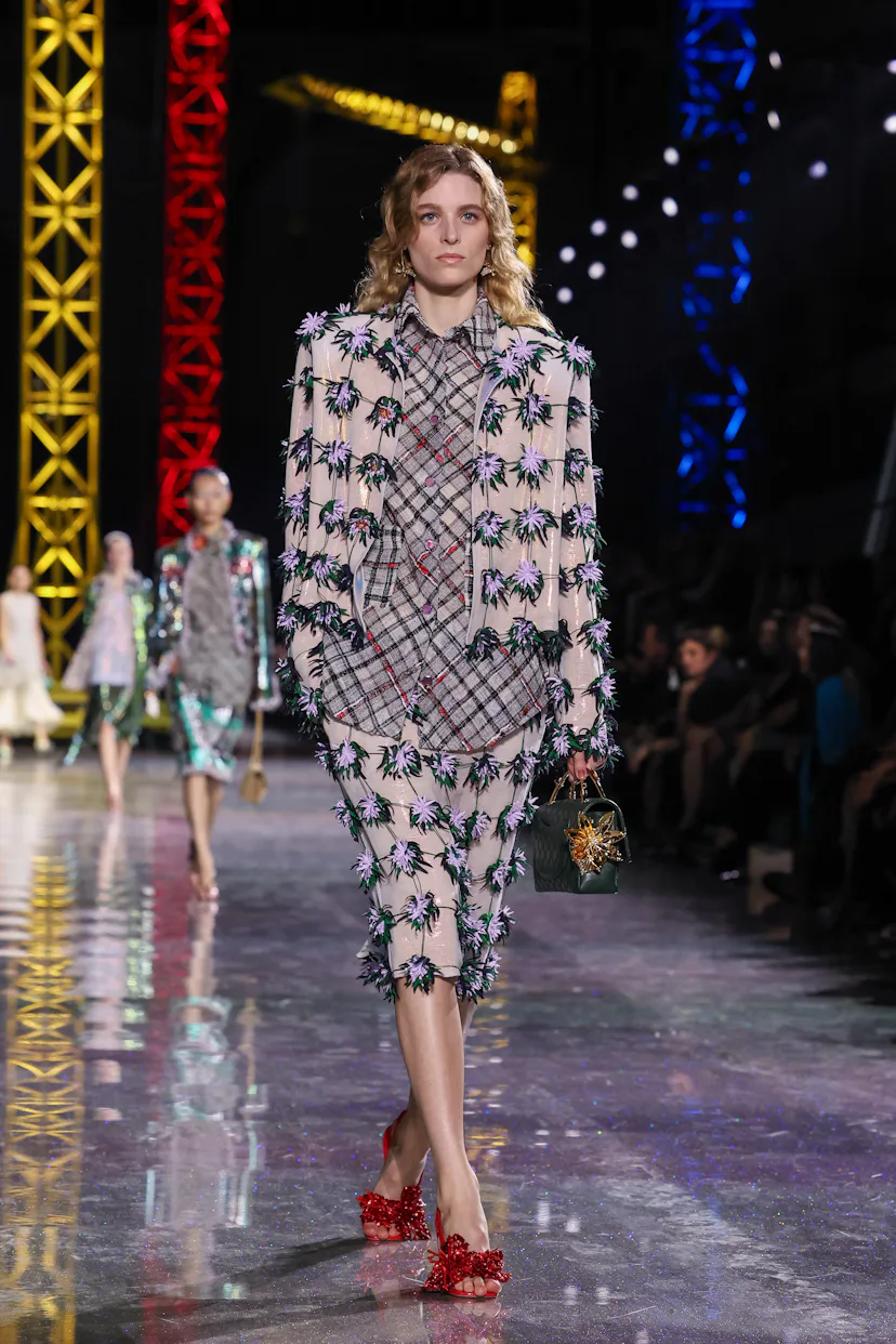 A model walks the runway during the Chanel Womenswear Fall/Winter 2026