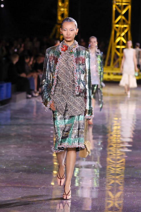 A model walks the runway during the Chanel Womenswear Fall/Winter 2026