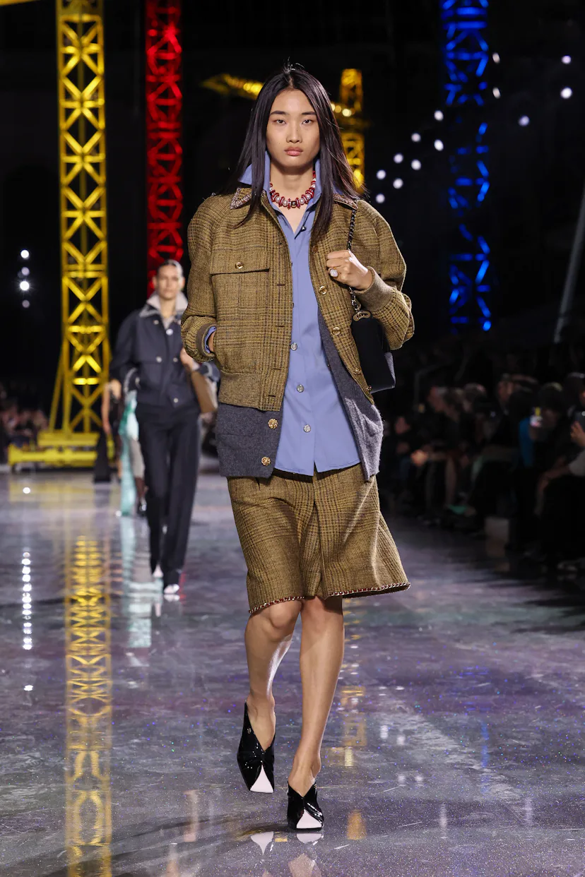 A model walks the runway during the Chanel Womenswear Fall/Winter 2026