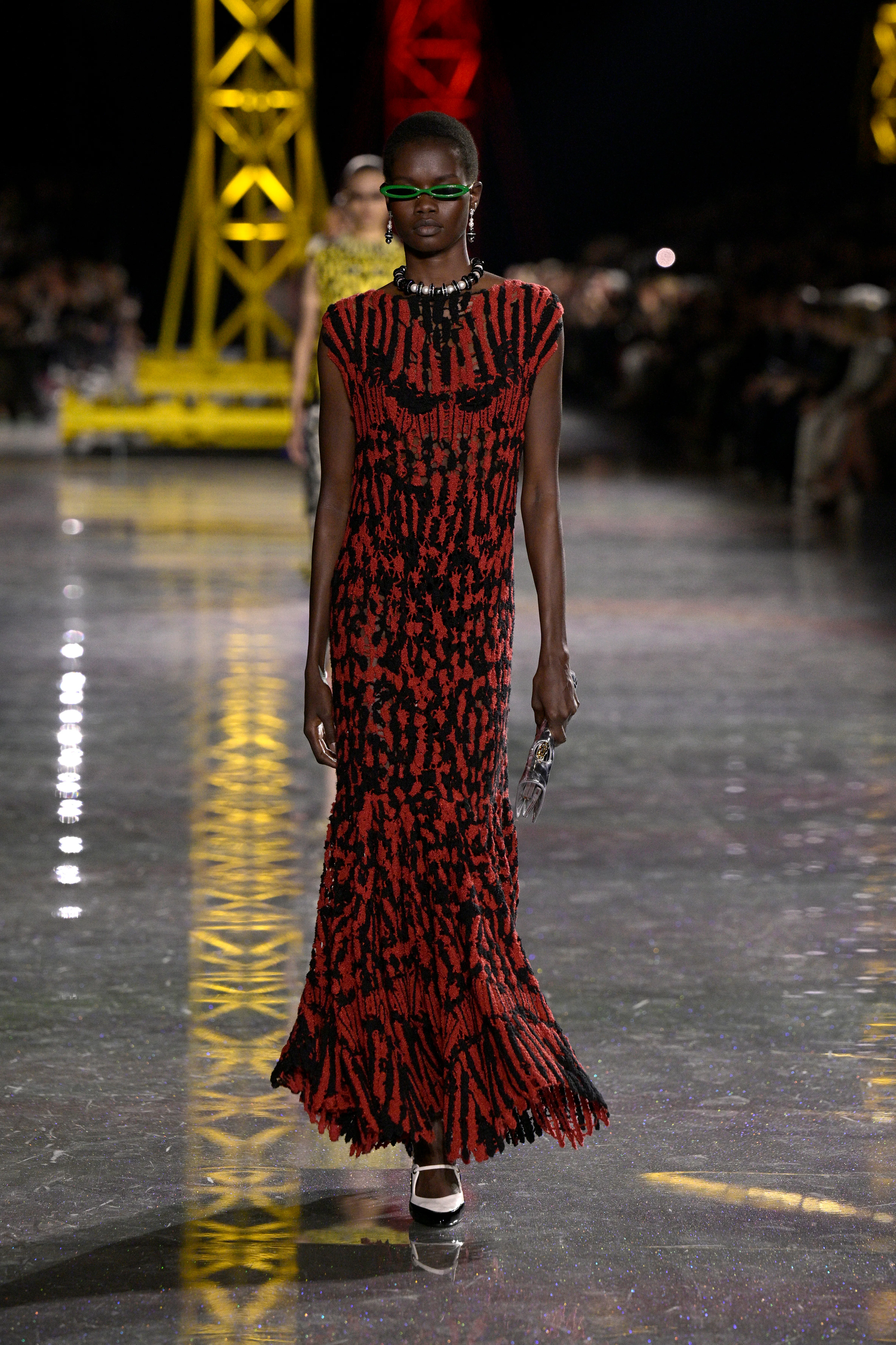 A model walks the runway during the Chanel Womenswear Fall/Winter 2026