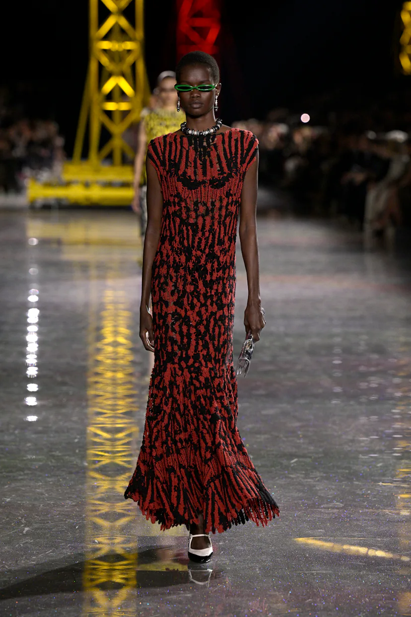 A model walks the runway during the Chanel Womenswear Fall/Winter 2026