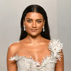 LOS ANGELES, CA - MARCH 15: Simone Ashley attends 2026 Vanity Fair Oscar Party Hosted By Mark Guiduc...