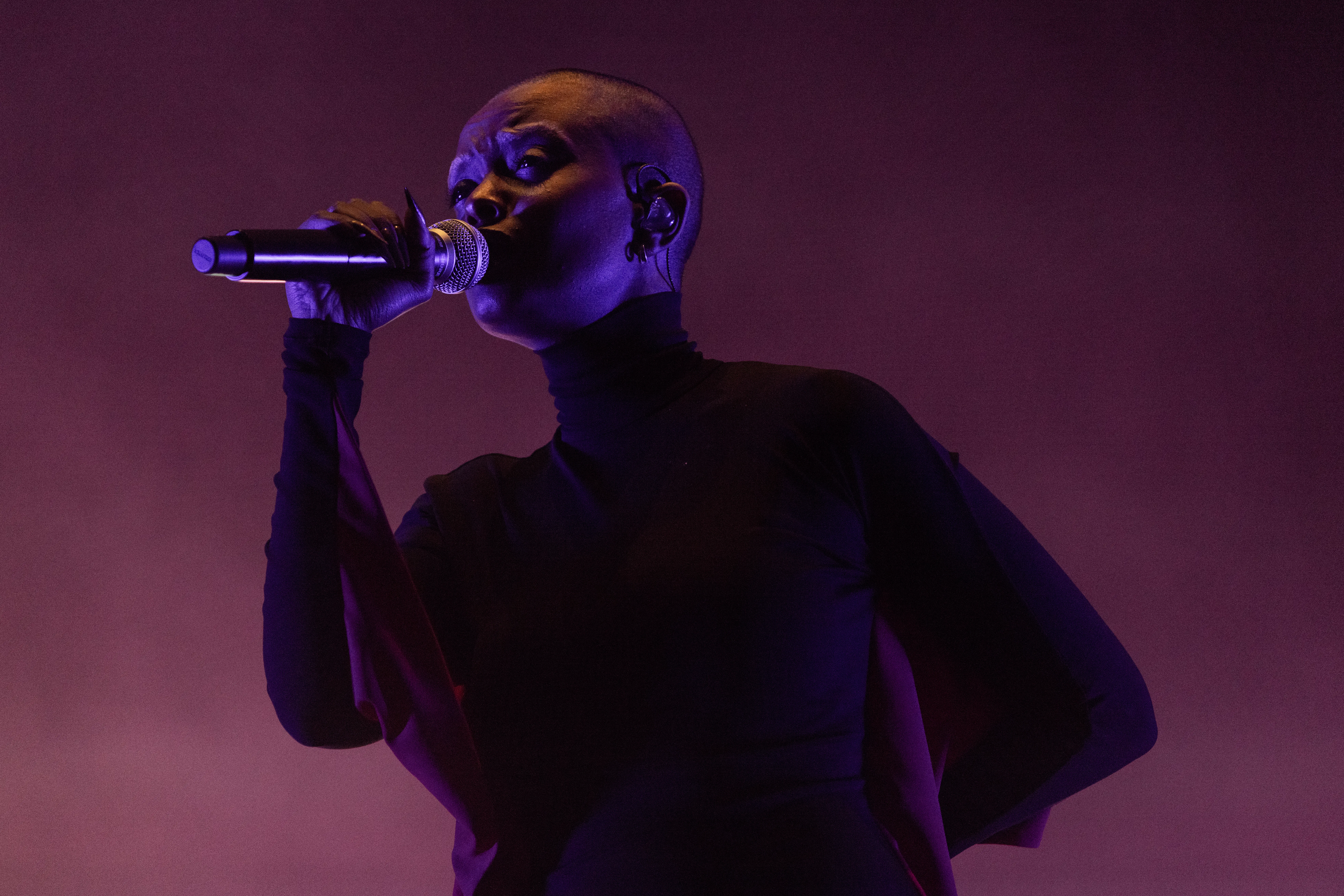 MADRID, SPAIN - JUNE 10: Kelela performs on stage during day 3 of Primavera Sound Madrid 2023 on Jun...