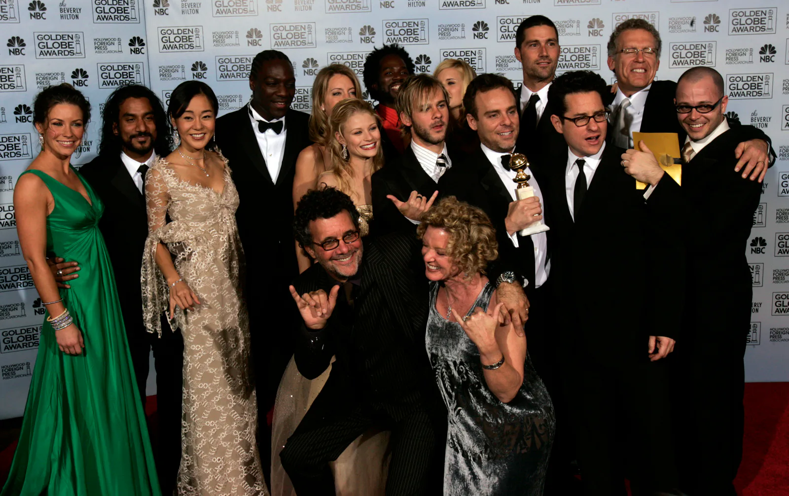 The ABC cast of Lost won the Golden Globe for the Best Television Dramatic Series at the 63rd Annual...