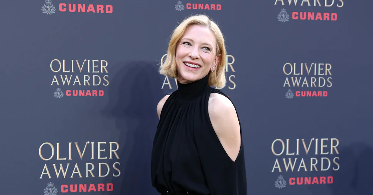 Cate Blanchett ignoriert Pappfiguren auf dem roten Teppich