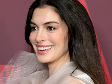 Anne Hathaway's Sheer Cloud-Like Gown