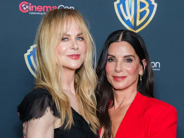 LAS VEGAS, NEVADA - APRIL 14: Nicole Kidman and Sandra Bullock attend Warner Bros. "The Big Picture"...