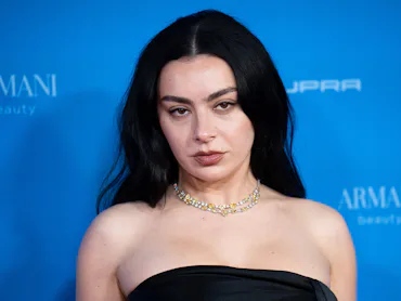 Charli xcx attends the The Moment red carpet during the 76th Berlinale Berlin International Film Fes...