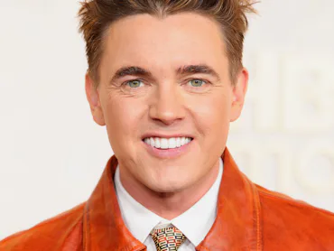 Jesse McCartney at Hacks Season 5 premiere. Photo via Getty Images