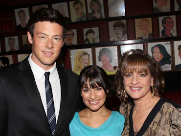 NEW YORK, NY - APRIL 28: (EXCLUSIVE COVERAGE) (EXCLUSIVE COVERAGE) (L-R) Cory Monteith, Lea Michele ...