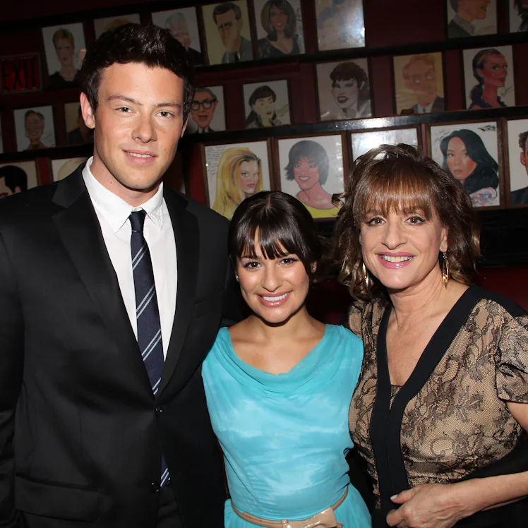 NEW YORK, NY - APRIL 28: (EXCLUSIVE COVERAGE) (EXCLUSIVE COVERAGE) (L-R) Cory Monteith, Lea Michele ...