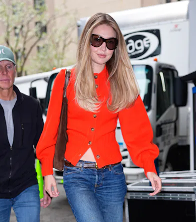 NEW YORK, NY - APRIL 13: Gigi Hadid is seen on April 13, 2026 in New York City. (Photo by XNY/Star ...