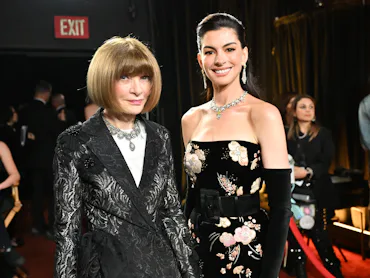HOLLYWOOD, CALIFORNIA - MARCH 15: In this handout photo provided by The Academy, Anna Wintour and An...