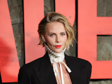 NEW YORK, NEW YORK - APRIL 22: EDITORS NOTE: Charlize Theron attends Netflix's "Apex" New York Premi...