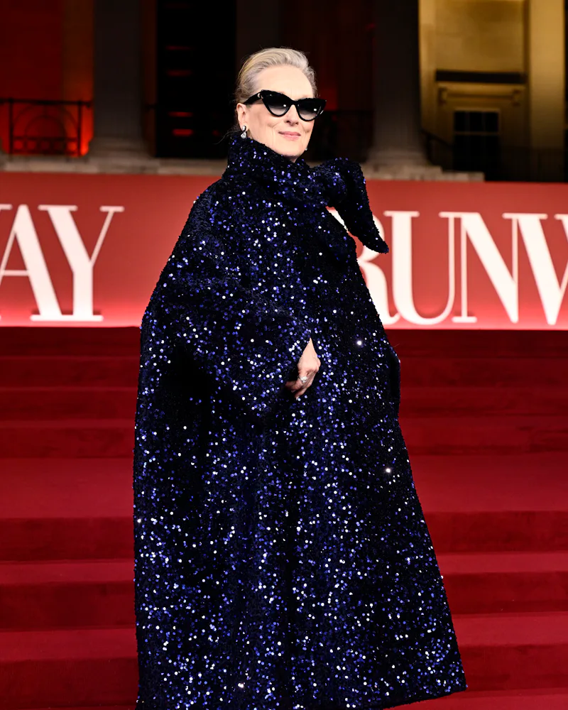 LONDON, ENGLAND - APRIL 22: Meryl Streep attends "A Night With Runway" Photocall for "The Devil Wear...