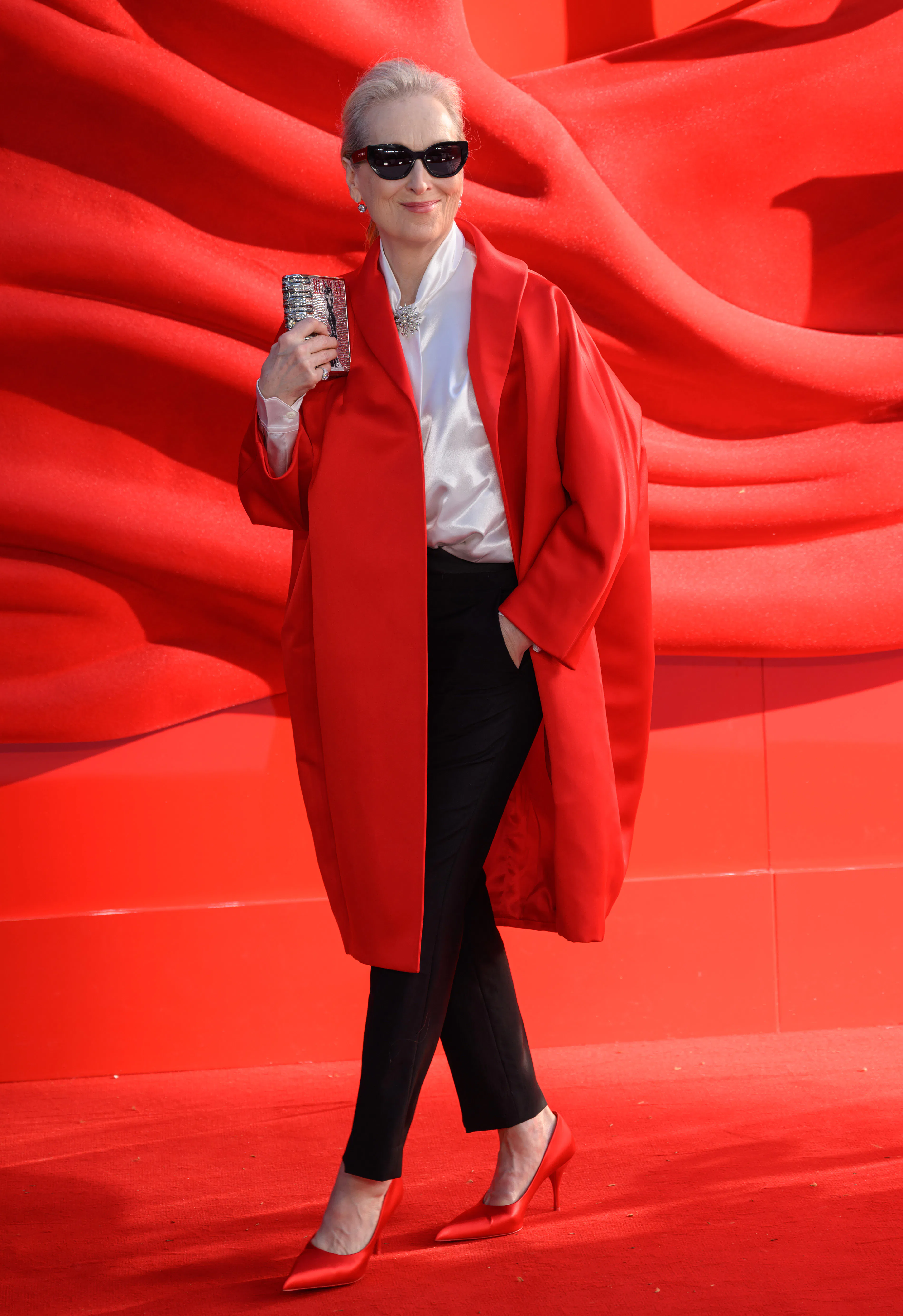 Meryl Streep attends "The Devil Wears Prada 2" 