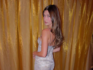 NEW YORK, NEW YORK - APRIL 23: Hailey Bieber attends the 2026 TIME100 Gala at Jazz at Lincoln Center...