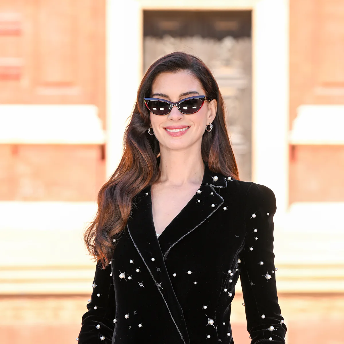 Anne Hathaway Does 2 Premieres For 2 Movies in 2 Black Dresses in 2 Days Anne Hathaway Does 2 Premieres For 2 Movies in 2 Black Dresses in 2 Days