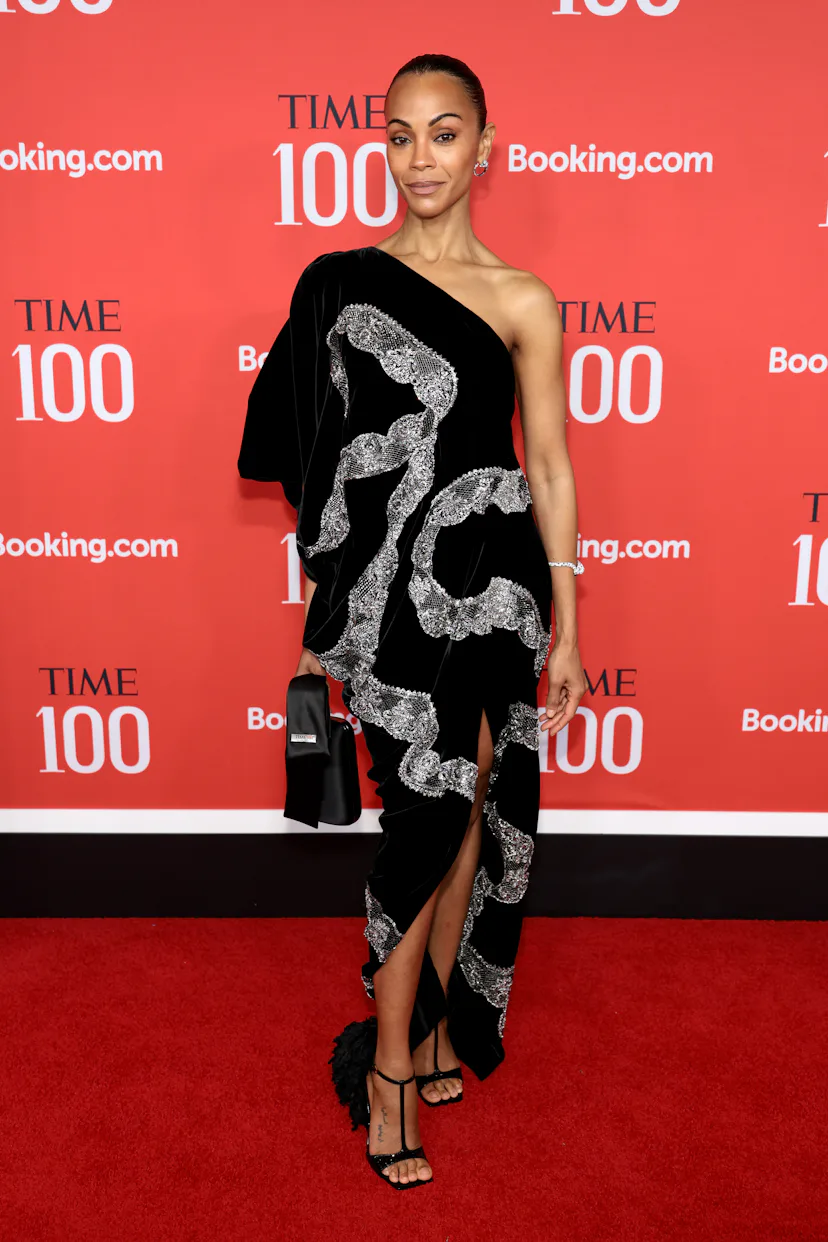 The Fashion At The 2026 Time 100 Gala Zoe Saldaña