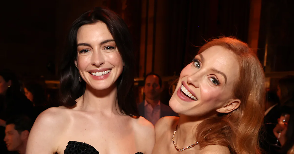 Jessica Chastain Inspired Anne Hathaway's "Possessed" 'Mother Mary' Dance