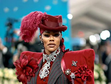 NEW YORK, NEW YORK - MAY 05: Teyana Taylor attends the 2025 Met Gala Celebrating "Superfine: Tailori...