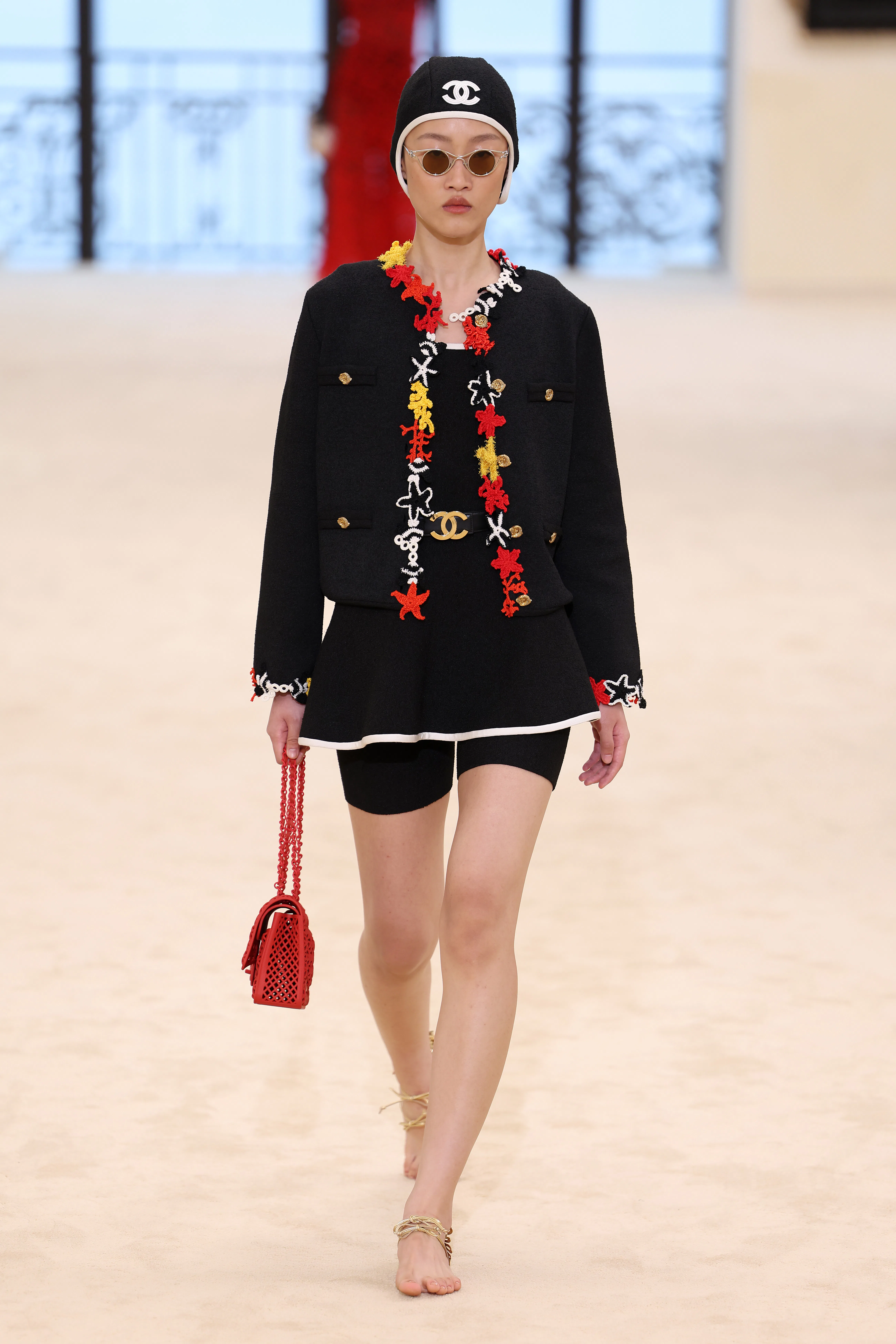 A model walks the runway during the Chanel Cruise 2026/27 