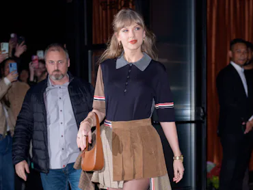 NEW YORK, NY - NOVEMBER 7: Taylor Swift is seen on November 7, 2025 in New York City. (Photo by XNY...