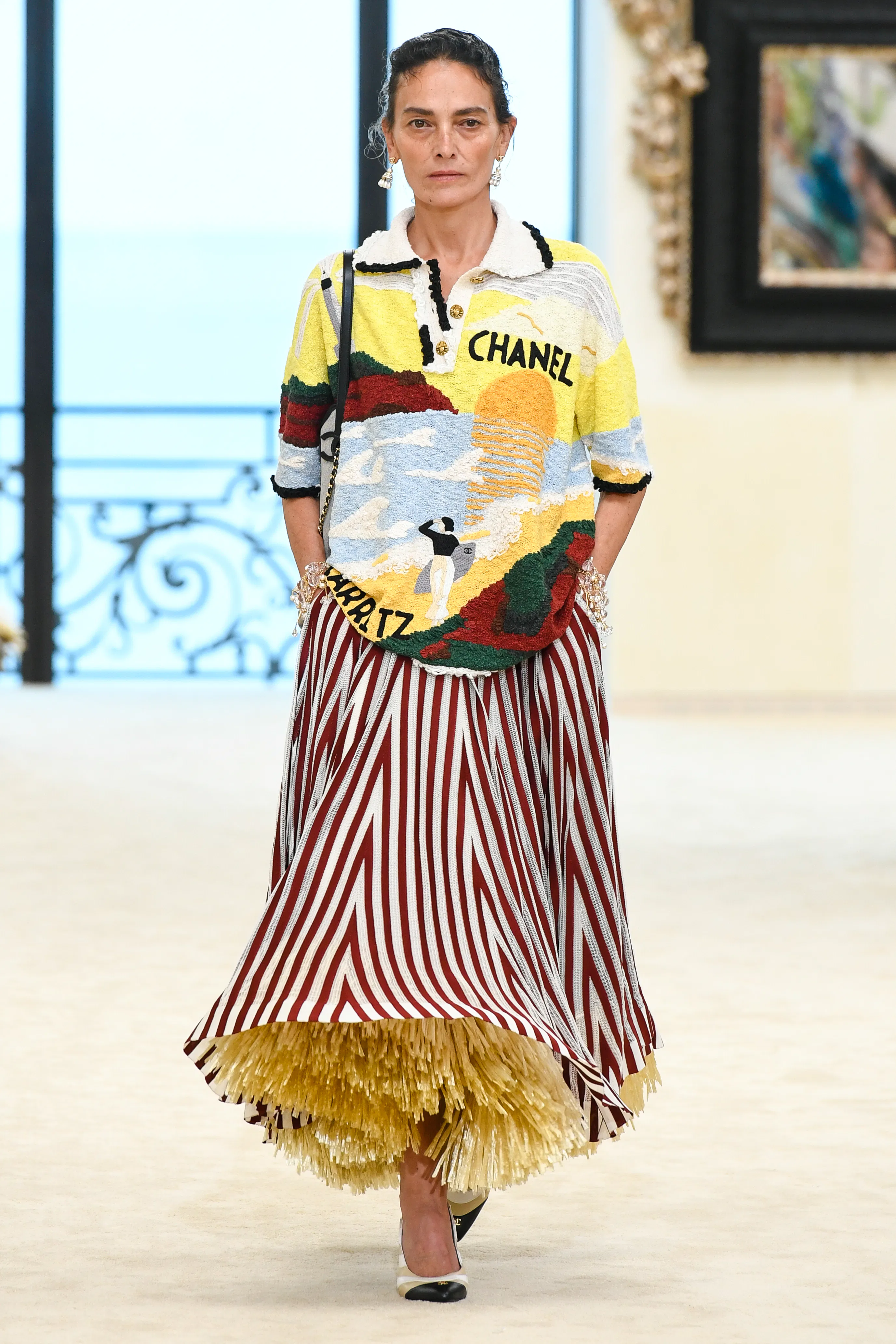 Model on the runway at the Chanel Cruise Show 2026