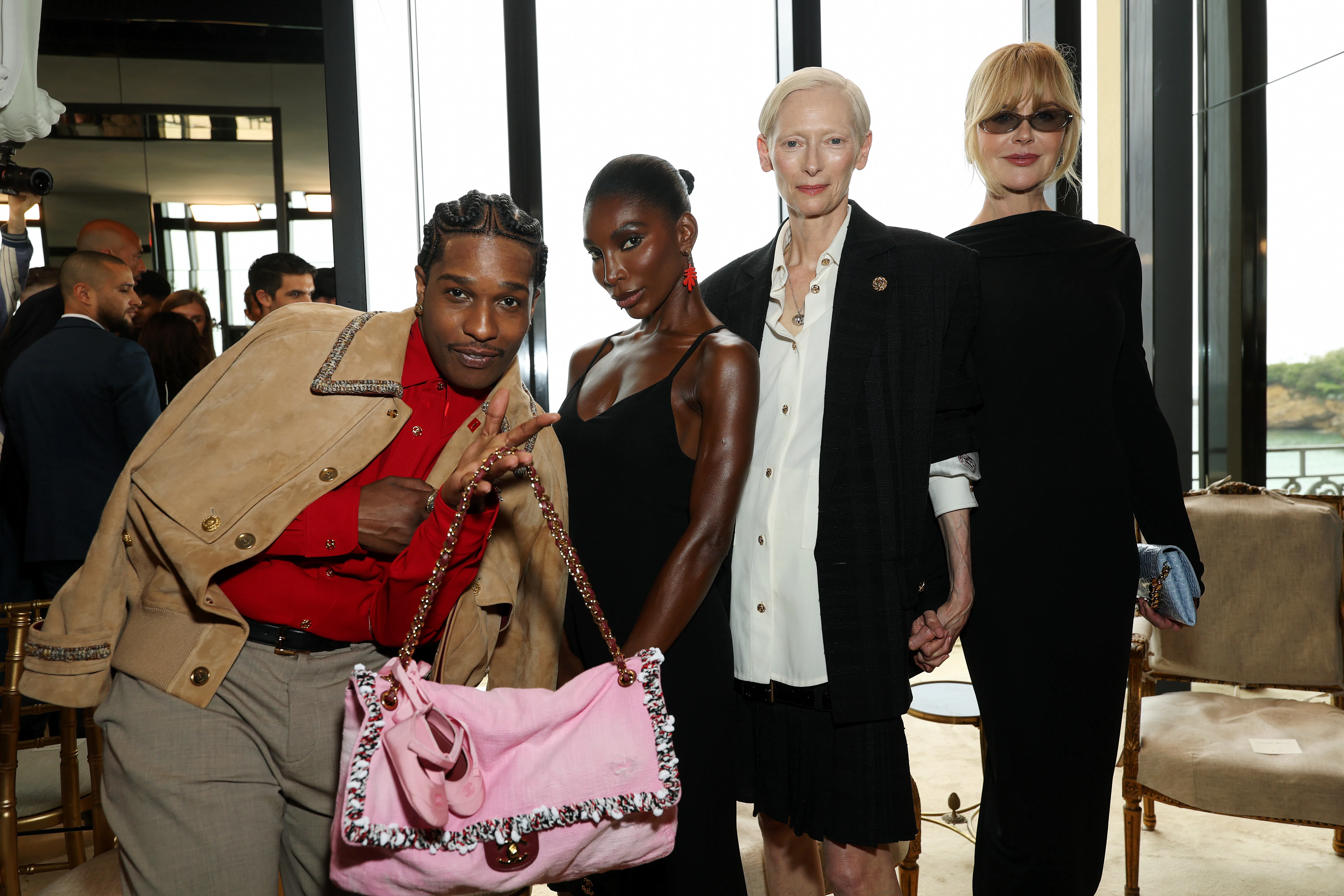The Celebrities At The Chanel Cruise 2026/27 Show A$AP Rocky, Michaela Coel, Tilda Swinton and Nicol...