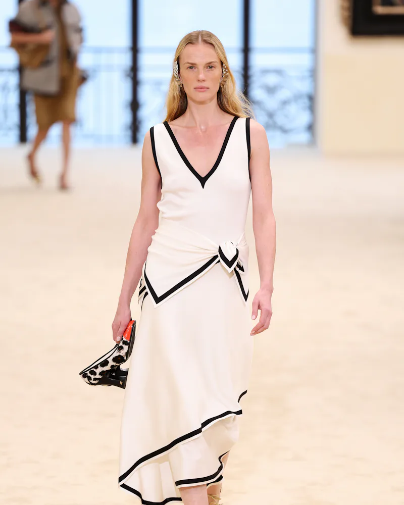 A model walks the runway during the Chanel Cruise 2026/27