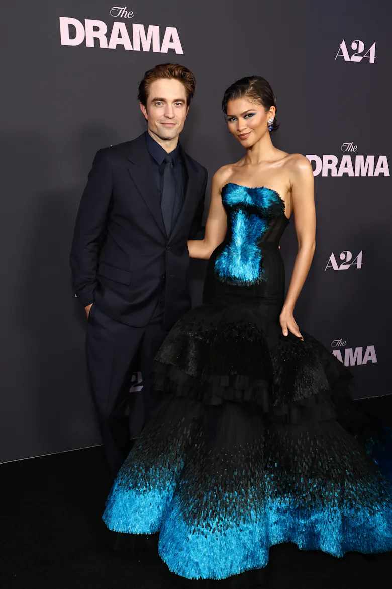 Zendaya's Something Blue Couture Dress Is the Ultimate Bridal Crescendo Zendaya's Something Blue Couture Dress Is the Ultimate Bridal Crescendo