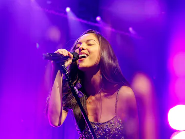 Olivia Rodrigo performs onstage at American Express Platinum Card x Olivia Rodrigo Concert on Octobe...