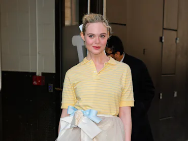 NEW YORK, NY - APRIL 8: Elle Fanning is seen on April 8, 2026 in New York City. (Photo by XNY/Star ...