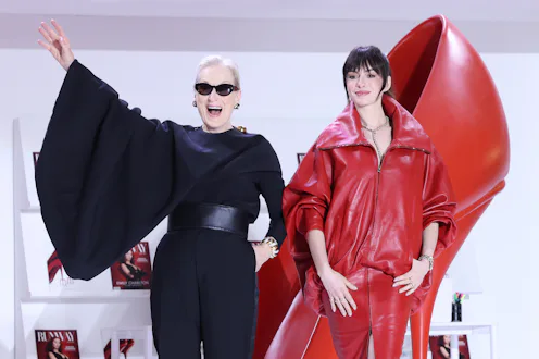 Anne Hathaway and Meryl Streep "The Devil Wears Prada 2" press tour