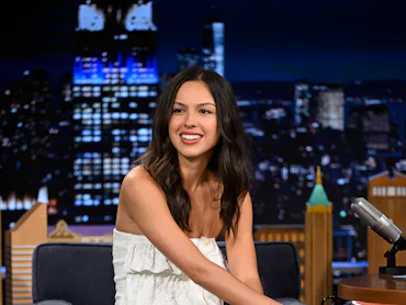 THE TONIGHT SHOW STARRING JIMMY FALLON -- Episode 2285 -- Pictured: Singer-songwriter Olivia Rodrigo...