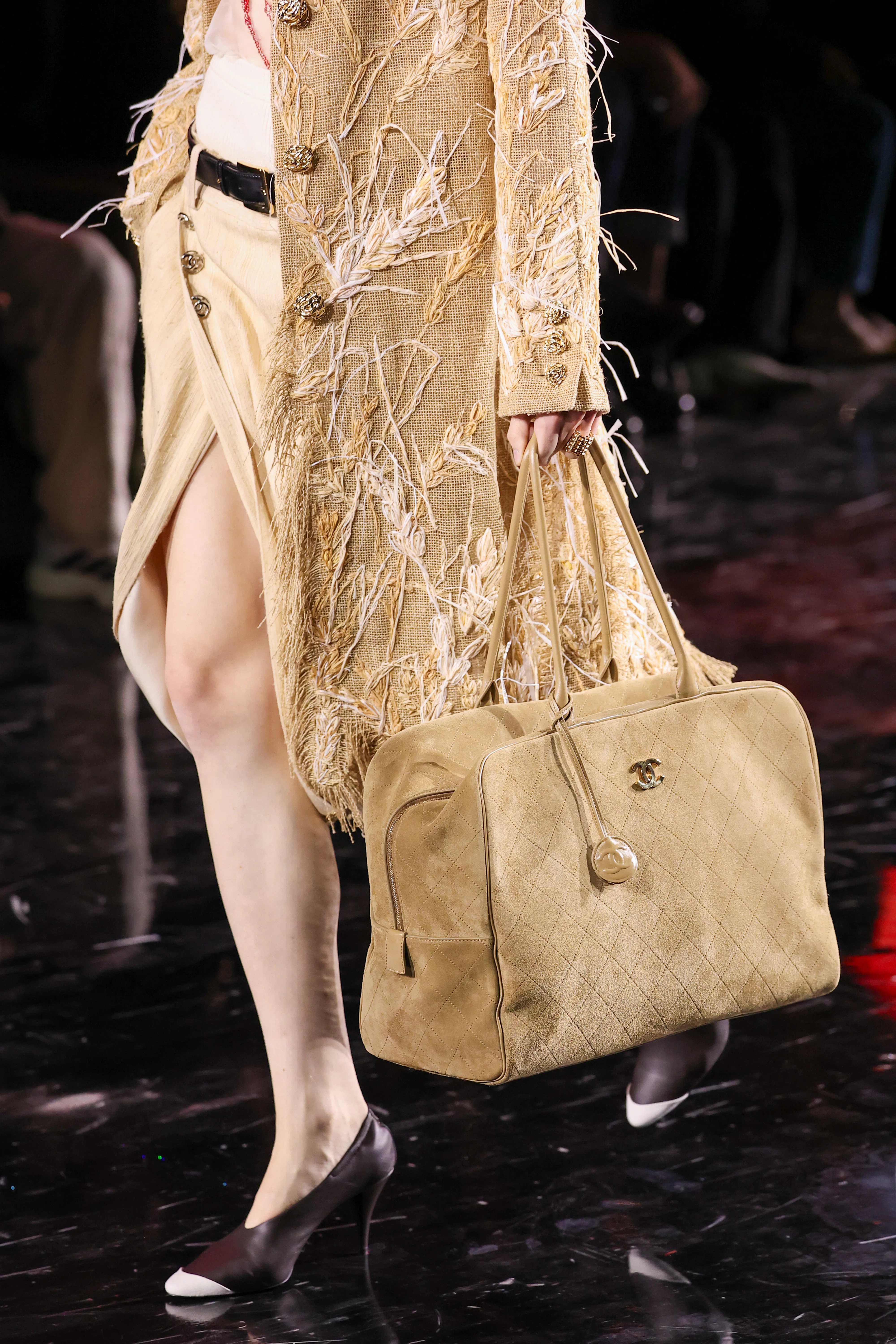 A model walks the runway during the  Chanel Womenswear Spring/Summer 2026 show