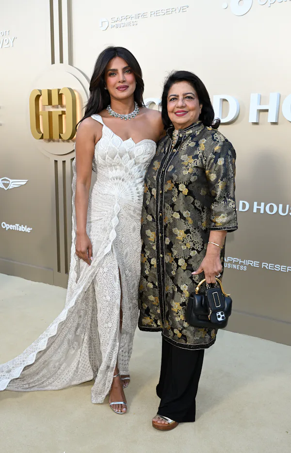 Priyanka Chopra Jonas and Madhu Chopra at the Gold House 5th Annual Gold Gala