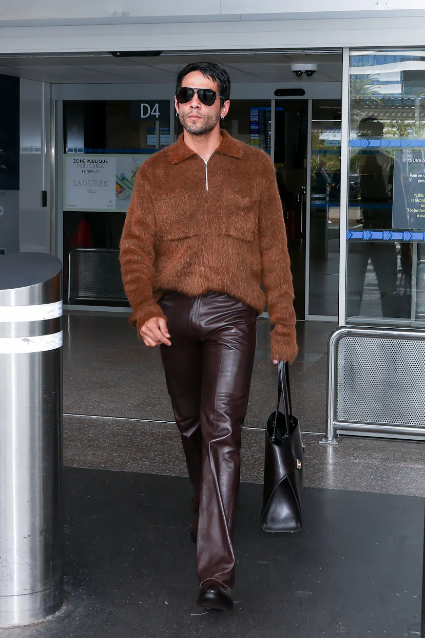 NICE, FRANCE - MAY 13: Diego Calva arrives at Nice Airport during the 79th annual Cannes FilmFestiva...