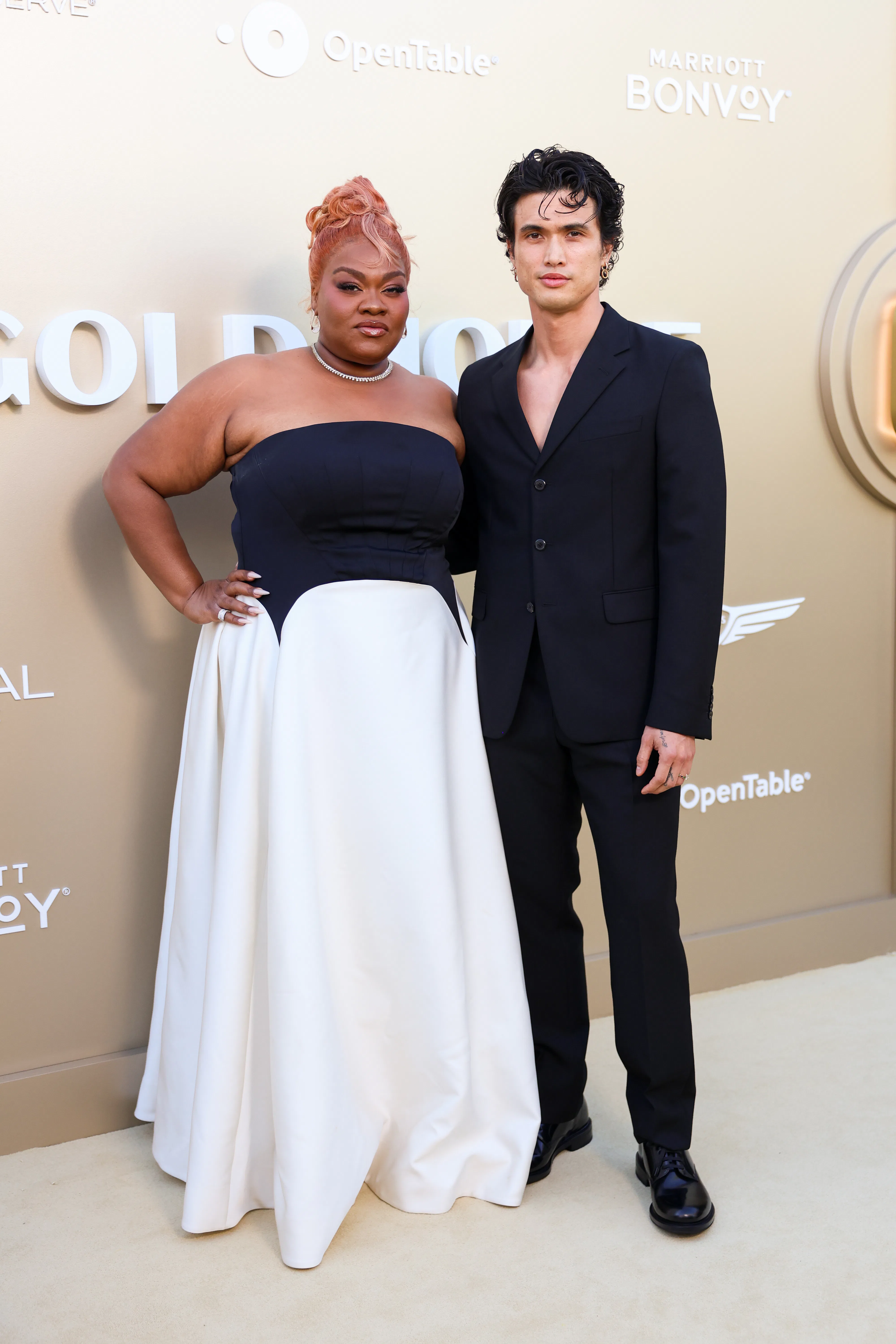 Da'Vine Joy Randolph and Charles Melton at the Gold House 5th Annual Gold Gala held at The Music Cen...