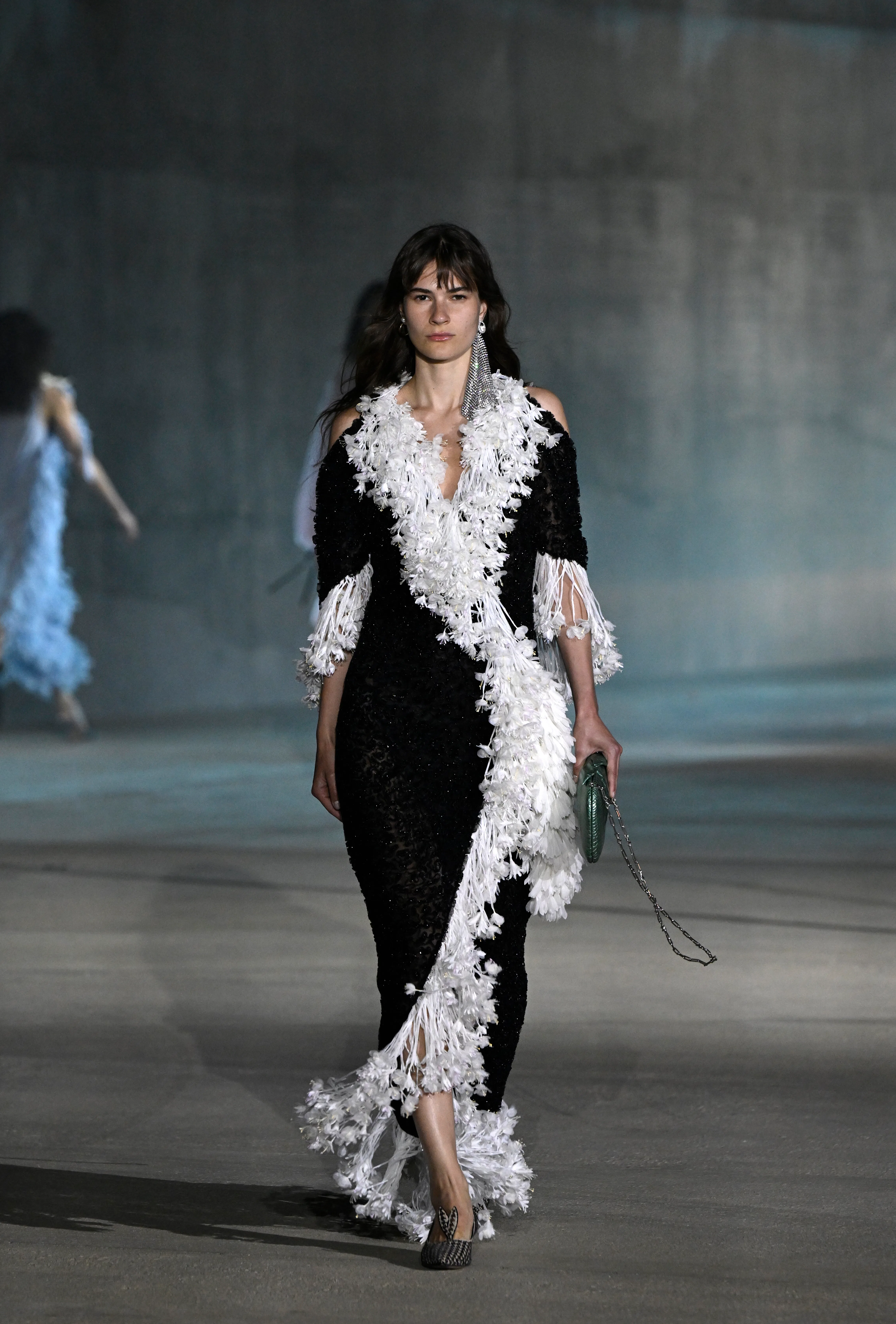 A model walks the runway at the Dior 2027 Cruise Collection Show 