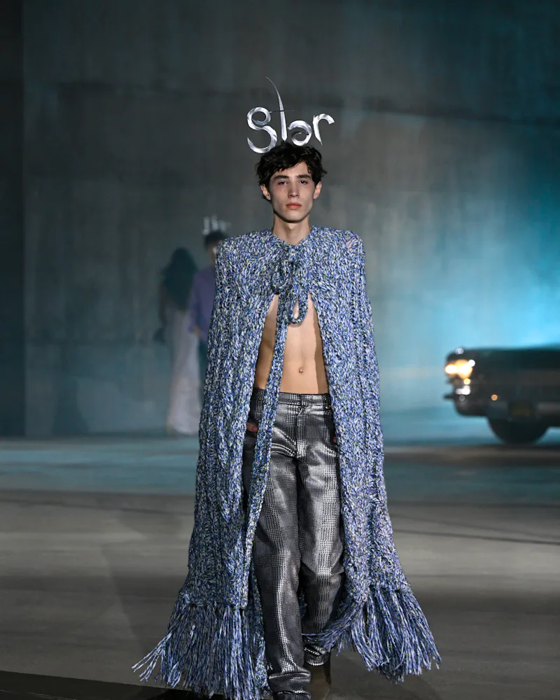 A model walks the runway at the Dior 2027 Cruise Collection Show