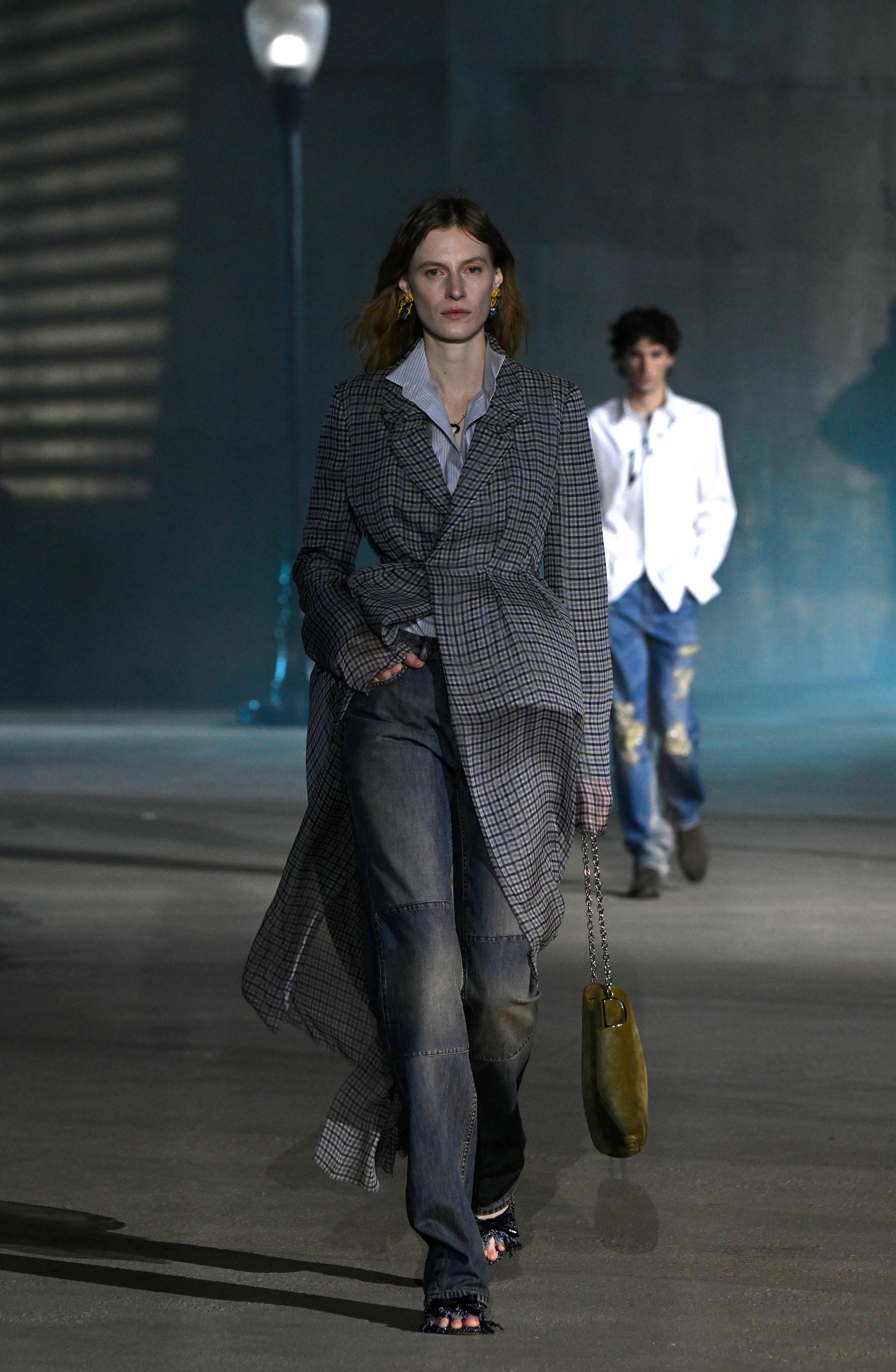 A model walks the runway at the Dior 2027 Cruise Collection Show 