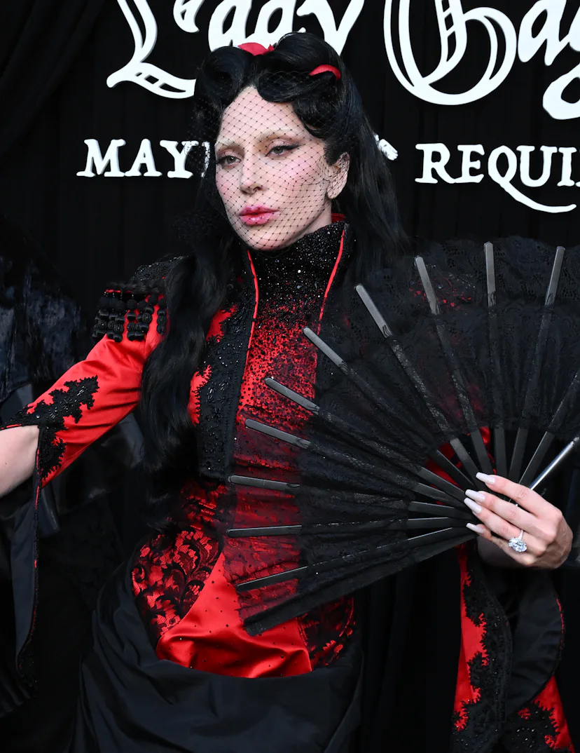Lady Gaga at Apple Music Live: Lady Gaga's "MAYHEM Requiem" World Premiere held at AMC The Grove 14 ...