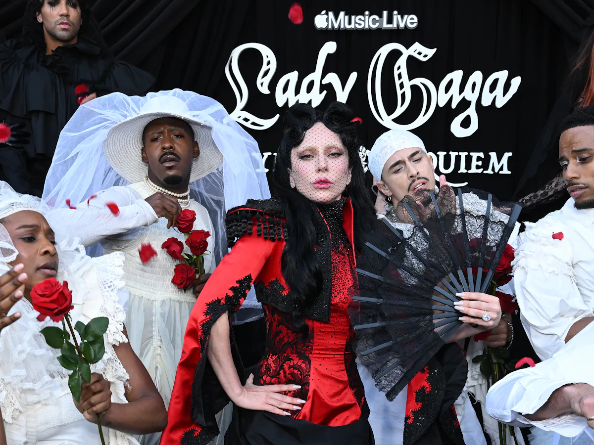 Lady Gaga's Gothic McQueen-Era Givenchy is True Fashion 'Mayhem' Lady Gaga's Gothic McQueen-Era Givenchy is True Fashion 'Mayhem'