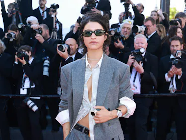 CANNES, FRANCE - MAY 15: Odessa A'zion attends the "Karma" screening during the 79th annual Cannes F...