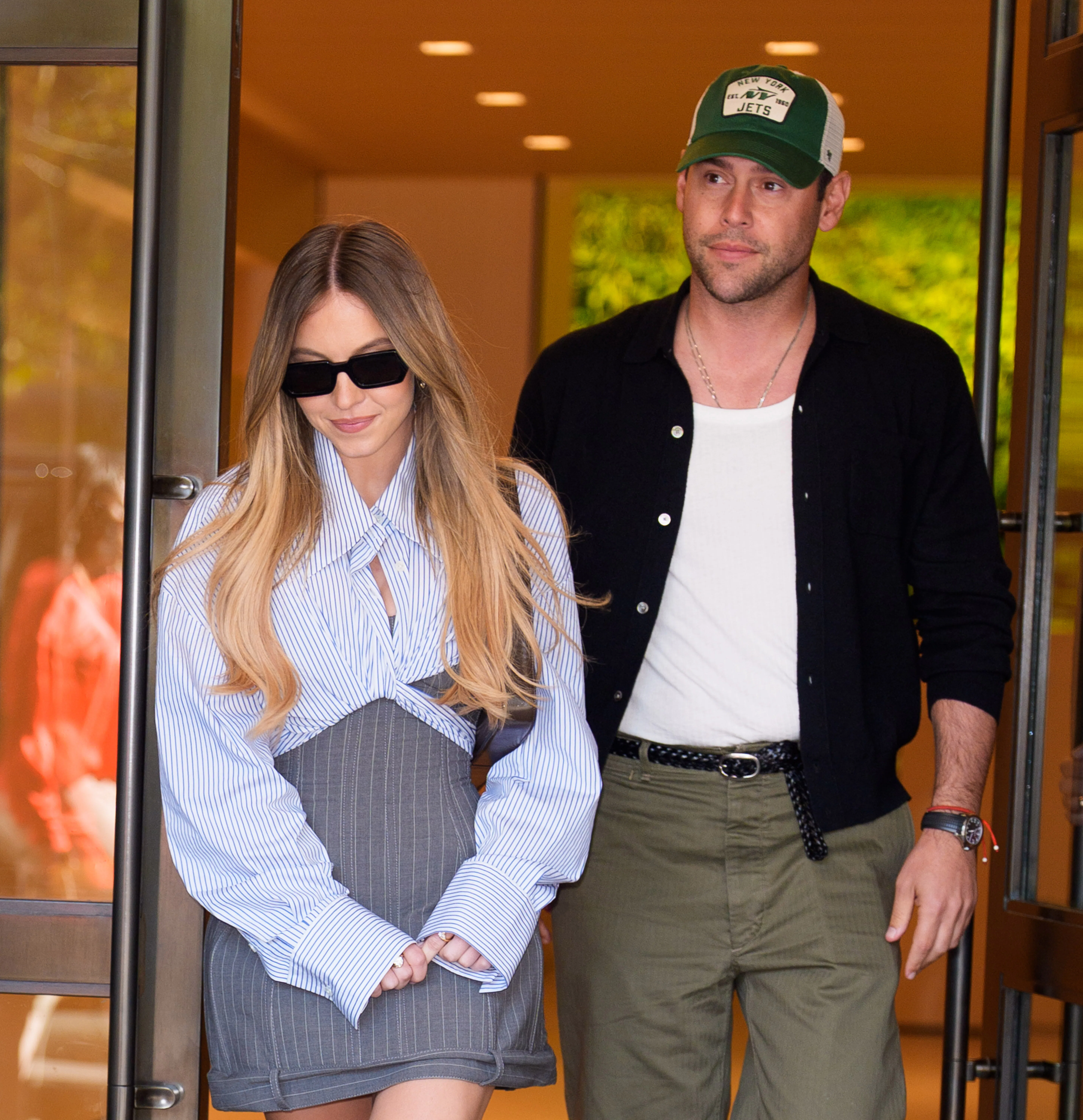 Scooter Braun reacts to girlfriend Sydney Sweeney's 'Euphoria' scenes.