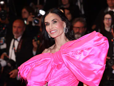 CANNES, FRANCE - MAY 16: Demi Moore attends the "Paper Tiger" screening during the 79th annual Canne...